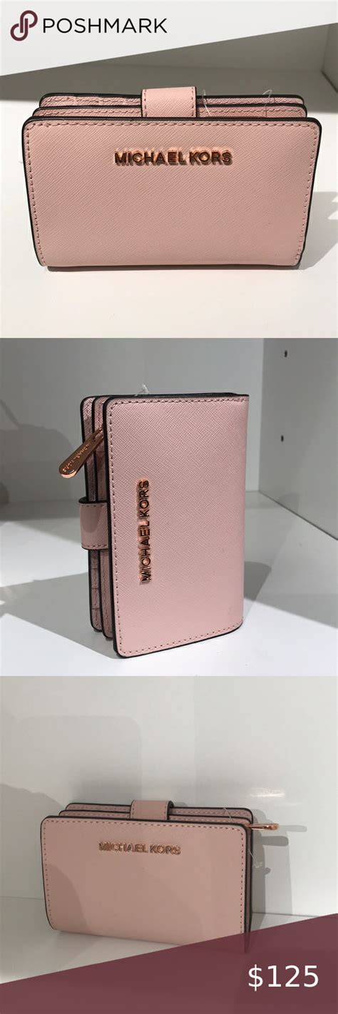 michael kors deep pink wallet|Michael Kors pink wallet sale.